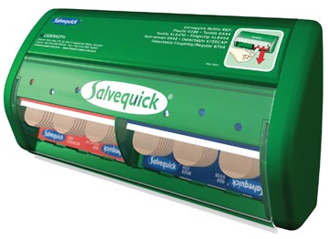 [33501] Salvequick distributeur de pansement adhésif, 45 pansement plastique et 40 pansement élastique inclus