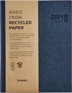 [3377836] Brepols agenda ecotiming, kazar, bleu,  relié