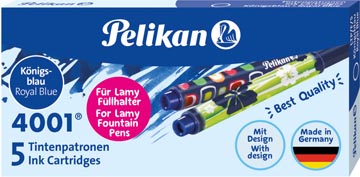 [338293] Pelikan cartouches d'encre 4001, bleu royal