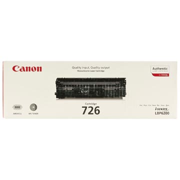 [3483B02] Canon toner 726, 2.100 pages, oem 3483b002, noir