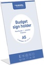 Europel présentoir de documents budget, pied en l, ft a5