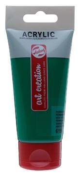 [3511619] Talens art creation peinture acrylique tube de 75 ml, vert permanent foncé