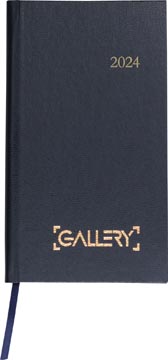 [35191BL] Gallery agenda, minitimer, 2024, bleu