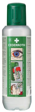[35261] Cederroth lavage d'oeil, 500 ml, paquet de 2 pièces