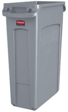 [354060G] Rubbermaid conteneur slim jim, 87 litre, gris