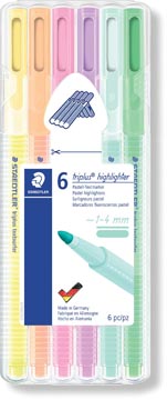 [366SB6] Staedtler triplus textsurfer, étui chevalet de 6 pièces