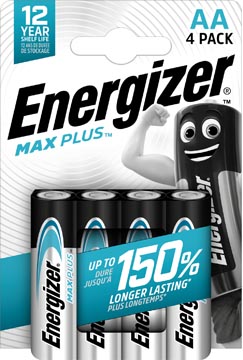 [3730007] Energizer piles max plus aa/lr06/e91, blister de 4