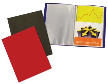 [37939] Beautone protège documents, a4, 40 pochettes, en couleurs assorties