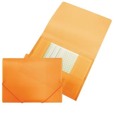 [38776] Beautone chemise à rabats et élastiques, orange