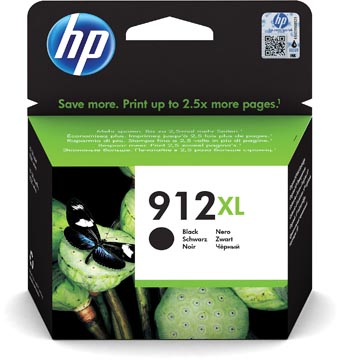 [3YL84AE] Hp cartouche d'encre 912xl, 825 pages, oem 3yl84ae#bgx, noir