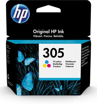 [3YM60AE] Hp cartouche d'encre 305, 100 pages, oem 3ym60ae, 3 couleurs