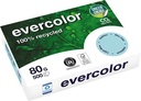 Clairefontaine evercolor, papier couleur recyclé, a4, 80g, 500 feuilles, bleu vif