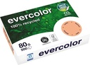 Clairefontaine evercolor, papier couleur recyclé, a4, 80g, 500 feuilles, saumon
