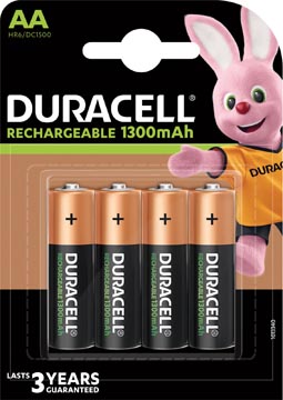 [4039247] Duracell piles recharge plus, aa, blister 4 pièces