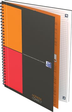 [4080784] Oxford international notebook, 160 pages, ft b5,  quadrillé 5 mm