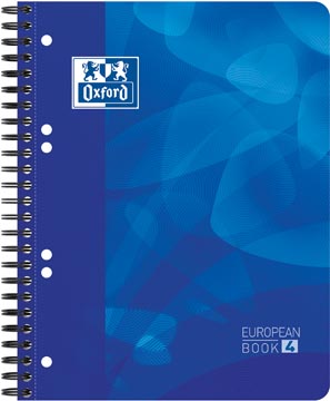 [4095497] Oxford school projectbook cahier à reliure, ft a5+, 6 trous, ligné, bleu