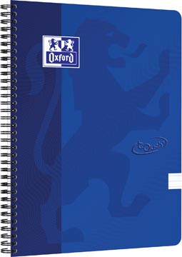 [4103994] Oxford school touch bloc spirale, ft a4, 140 pages, ligné, bleu