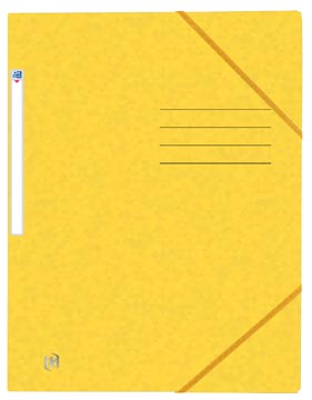 [4116265] Oxford top file+ chemise avec élastiques en carton, ft a4, jaune