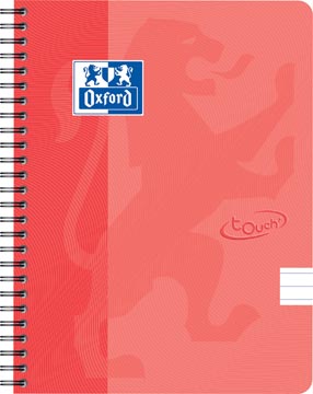 [4118804] Oxford school touch bloc spirale, ft a5, 140 pages, ligné, orange