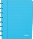 Atoma trendy cahier, ft a5, 144 pages, ligné, transparant turkoois