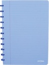 Atoma trendy cahier, ft a4, 144 pages, ligné, transparant blauw