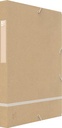 Oxford boîte de classement touareg, ft a4, en carton, dos de 2,5 cm, beige et blanc