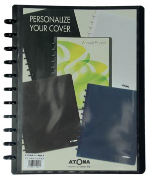 [414901] Atoma protège-documents, pour ft a4, en pp, avec 60 pochettes, personalisable