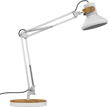 [1404801] Unilux lampe de bureau baya bamboo, led, blanc