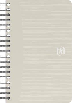 [4155803] Oxford my rec'up cahier spiralé, ft 9 x 14 cm, 180 pages, quadrillé 5 mm, couleurs assorties