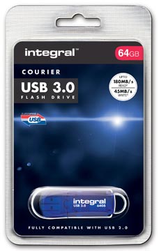 [418943] Integral courier clé usb 3.0, 64 go