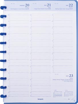 [42004] Atoma agenda, ft a4, wit papier, 128 pagina's, 1 week op 2 pagina's, 2024