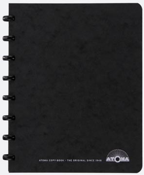 [42008] Atoma meetingbook, ft a5, noir, ligné