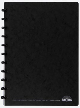 [42023] Atoma meetingbook, ft a4, noir, quadrillé 5 mm
