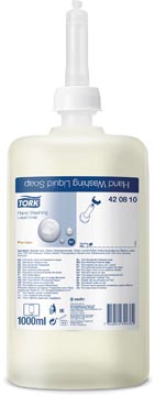 [420810] Tork premium savon liquide non-parfumé pour les mains, système s1, recharge de 1 litre