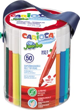 [42312] Carioca feutre jumbo, 50 feutres dans un pot plastique