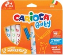 Carioca feutres de coloriage baby, étui cartonné de 12 pièces