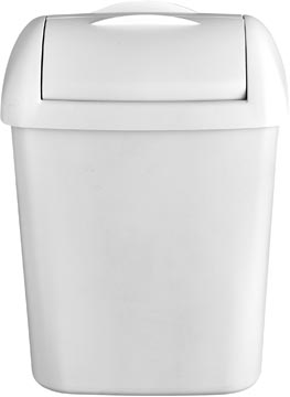 [441408] Poubelle, 8 l, blanc mat