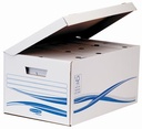 Bankers box basic, flip top maxi inclusif 6 transfer boîte à archives, ft a4, dos de 8 cm