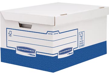 [44746] Bankers box basic conteneur ultra heavy duty, flip top maxi