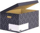 Bankers box décor  flip top box, ft 35,5 x 28,7 x 54,5 cm, bleu nuit