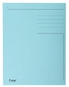 Exacompta chemise de classement foldyne ft 24 x 35 cm (pour ft folio), bleu clair, paquet de 50 pièces