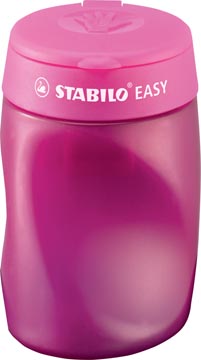 [450110] Stabilo easysharpener taille-crayon, 2 trous, pour gauchers, rose