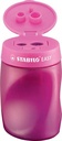 Stabilo easysharpener taille-crayon, 2 trous, pour droitiers, rose
