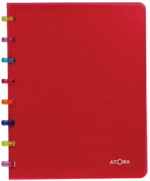[45356] Atoma tutti frutti cahier, ft a5, 144 pages, ligné, couleurs assorties