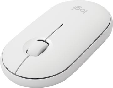 [4600875] Logitech souris sans fil pebble m350, blanche