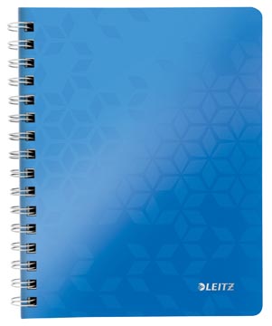 [4638036] Leitz wow cahier, ft a4, quadrillé 5 mm, bleu