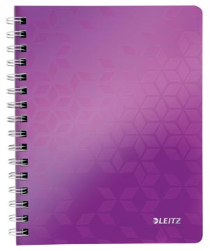 [4638062] Leitz wow cahier, ft a4, quadrillé 5 mm, violet