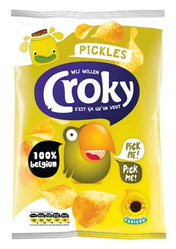 [46395] Croky chips pickles, sachet de 100 g