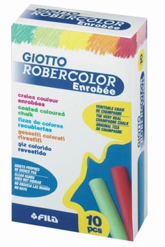 craie en couleur Giotto Robercolor Boite de 10