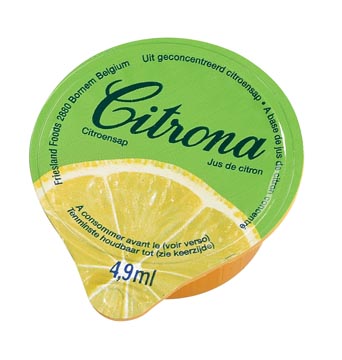 [467950] Citrona jus de citron, paquet de 120 capsules de 4,9 ml